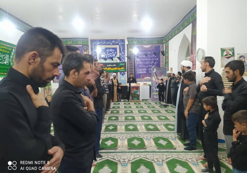عزاداری اربعین حسینی در شهر تلفیقی مشهد ریزه + تصاویر